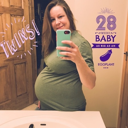 28 weeks pregnant with twins