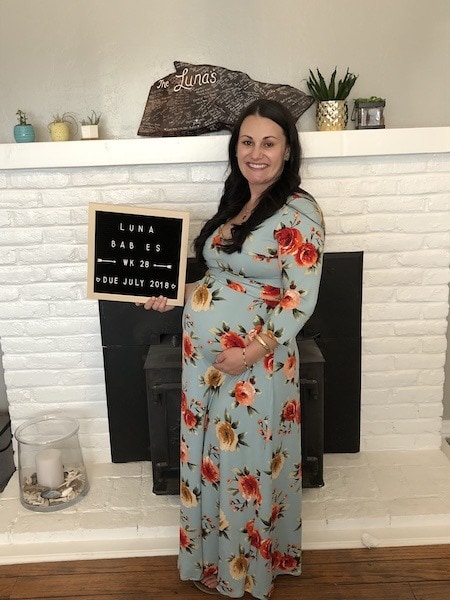 28 weeks pregnant with twins