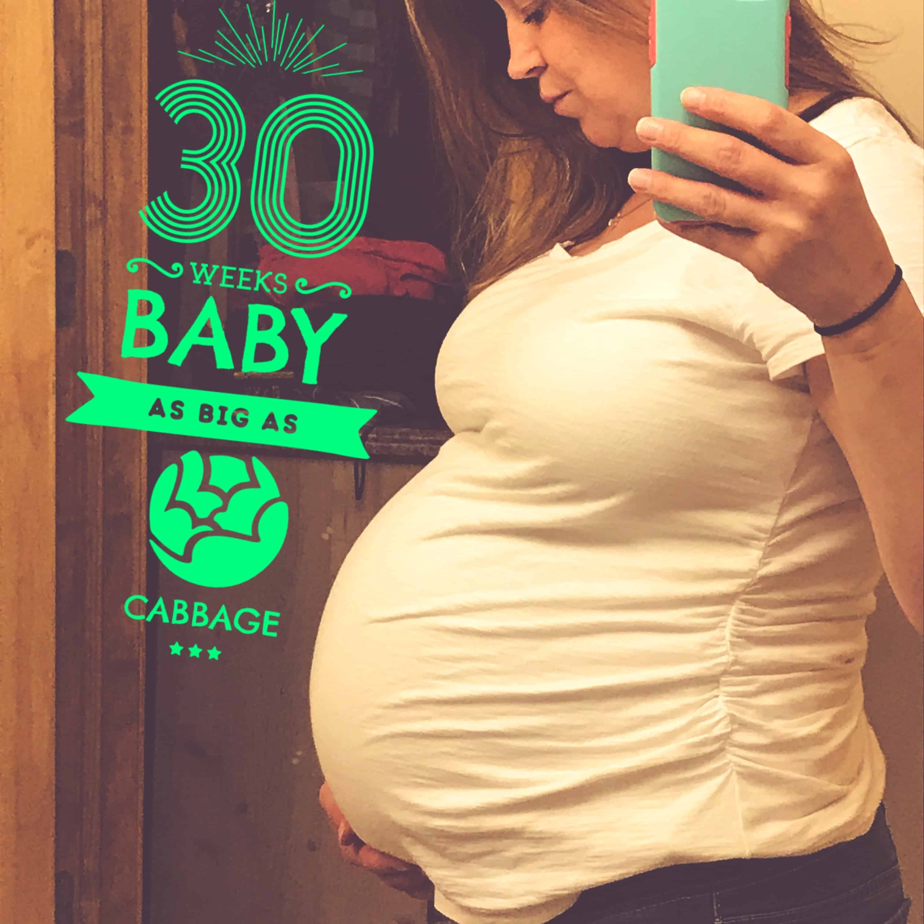 30 weeks pregnant with twins