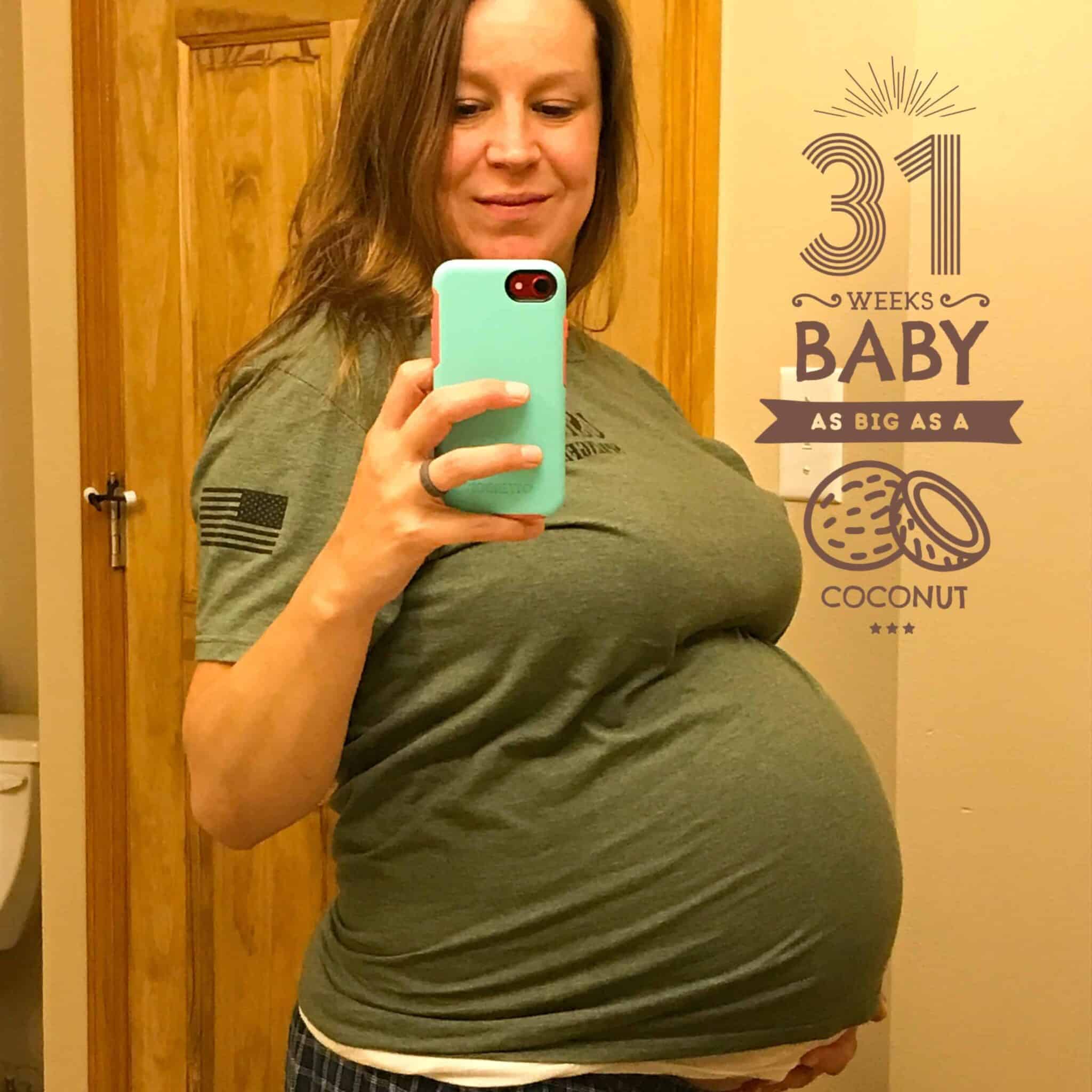 31 weeks pregnant plus size