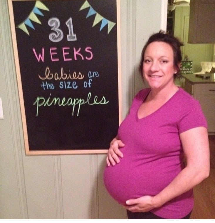 31 weeks pregnant plus size