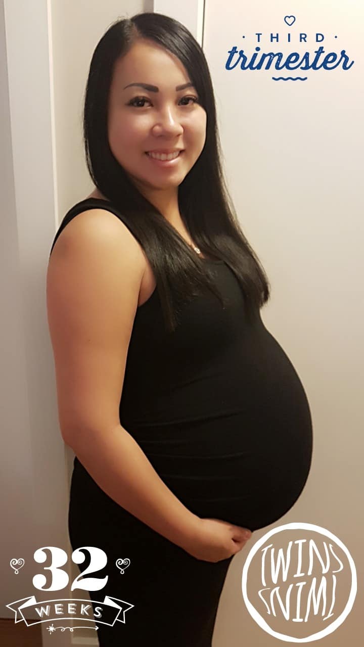32 weeks pregnant with twins
