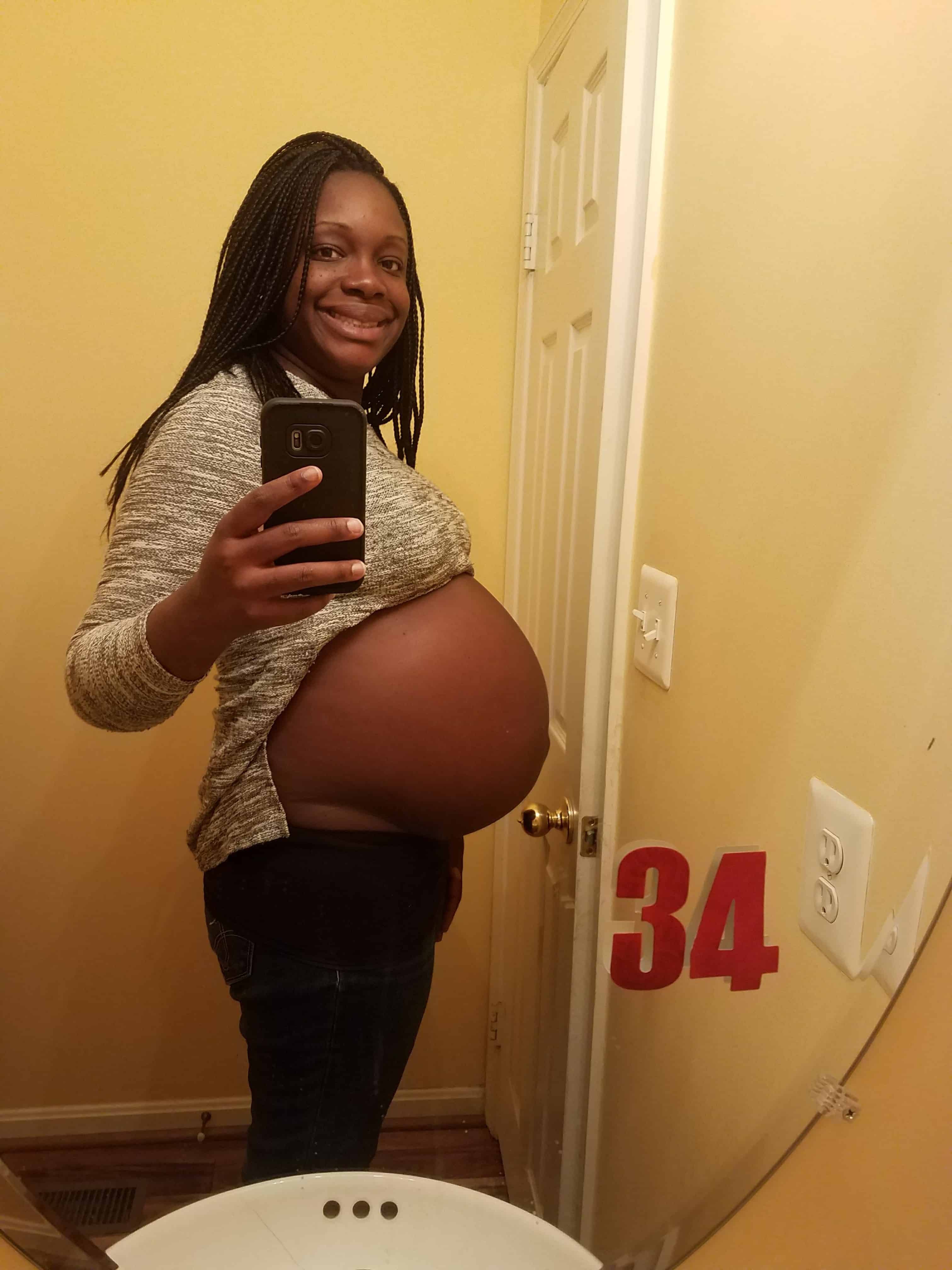 34 weeks pregnant with twins