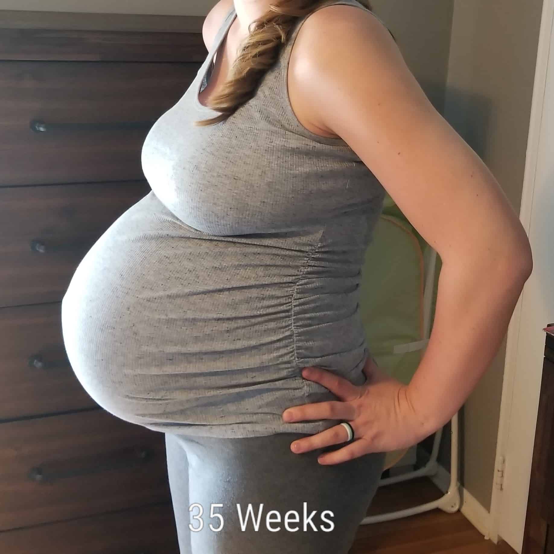 35 semanas de gravidez com gêmeos
