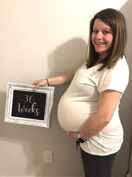 36 weeks pregnant with twins