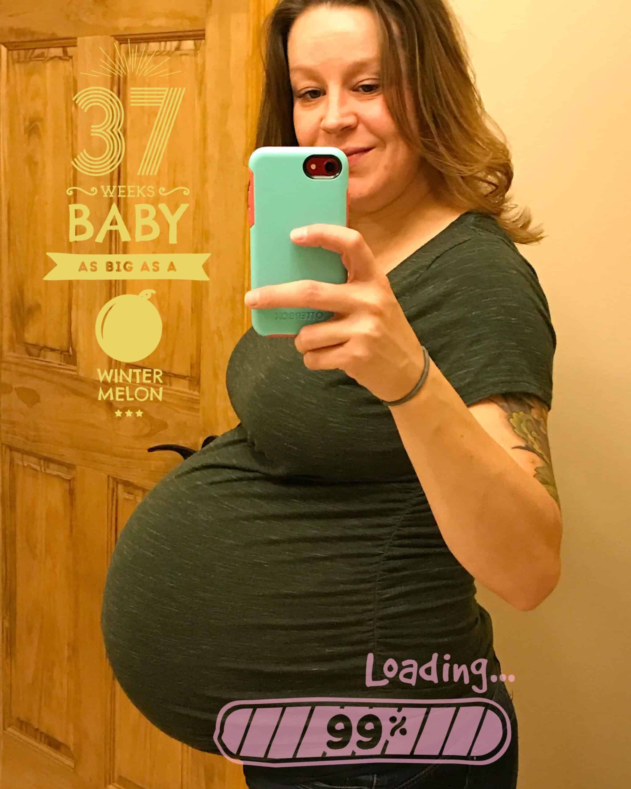 37 weeks pregnant with twins