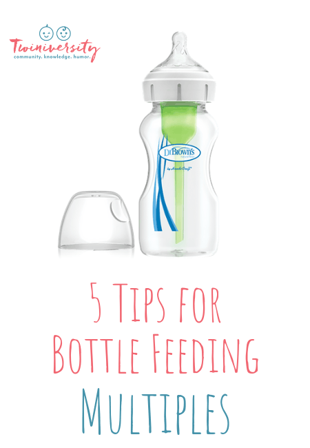 5 Tips for Bottle Feeding Multiples