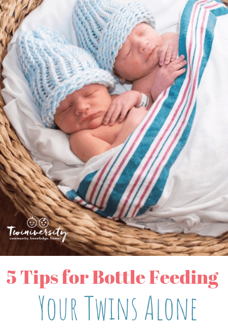 5 Tips for Bottle Feeding Your Twins Alone