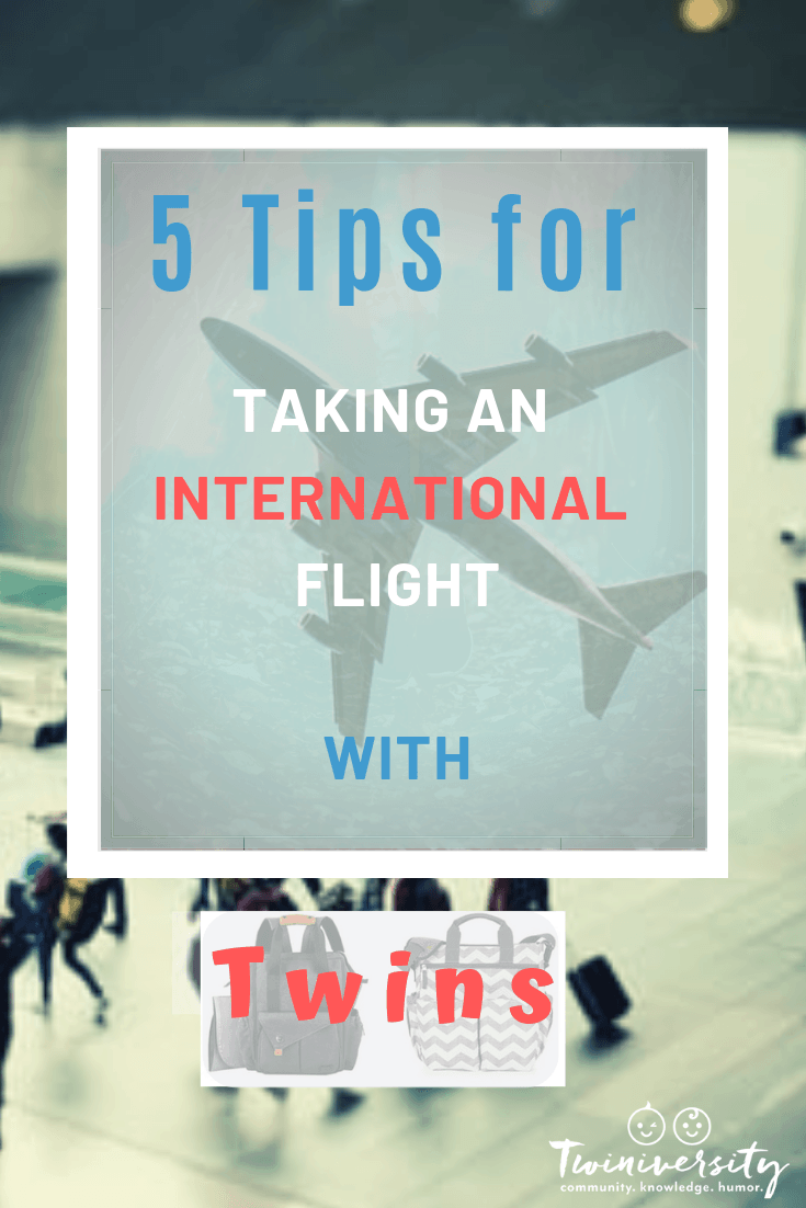 5 Tips for Taking an International Flight with Twins