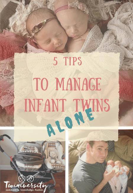 5 Tips to Manage Infant Twins Alone