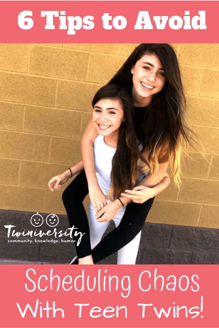 6 Tips to Avoid Scheduling Chaos with Teen Twins