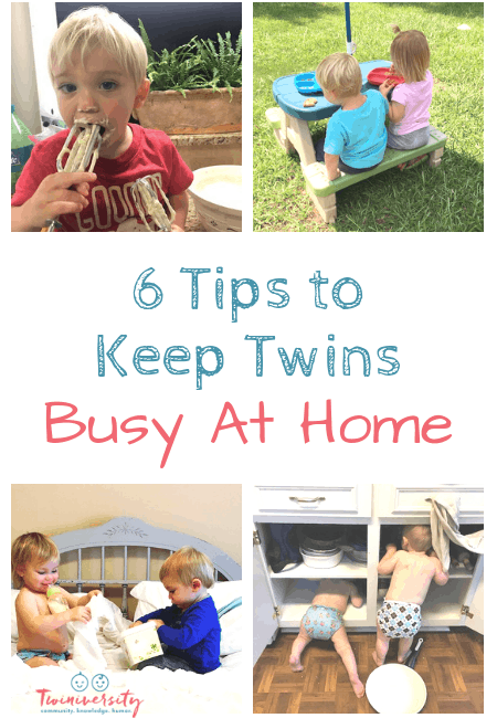 6 Tips to Keep Twins Busy At Home