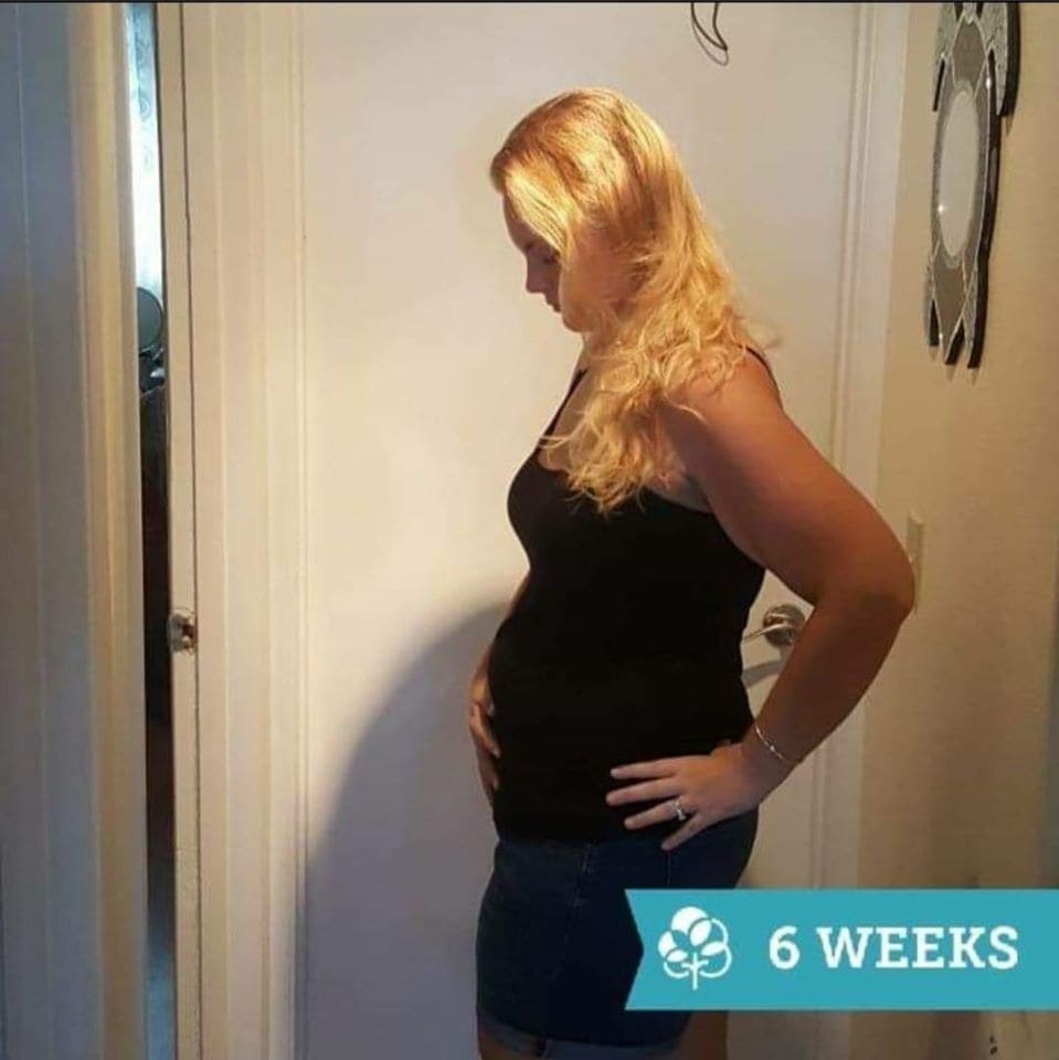 6 Weeks Pregnant Belly With Twins 