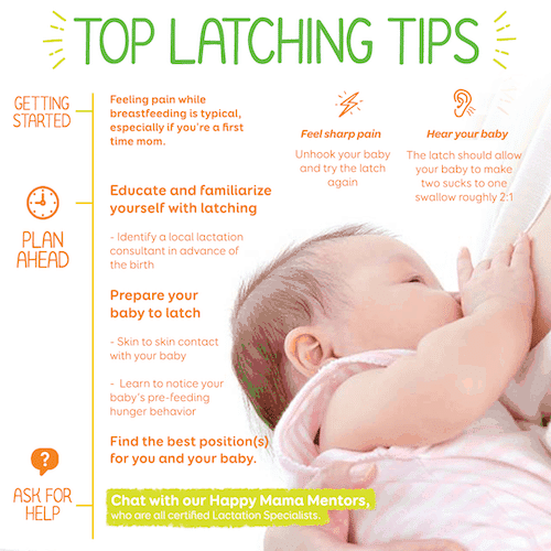 top latching tips infographic feeding twins