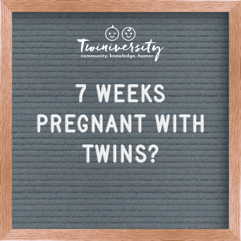 7 weeks pregnant with twins