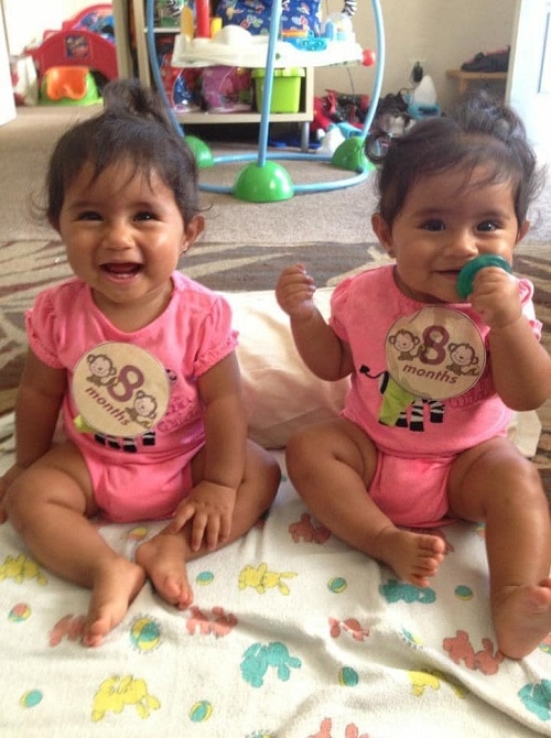 The First Year with Twins 8 Months Old