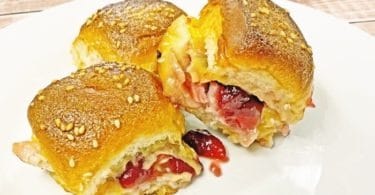 leftover turkey and cranberry sliders