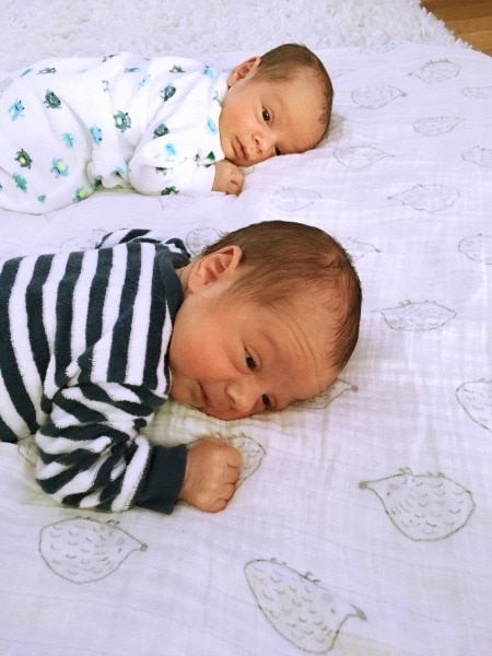newborn twins tummy time Schedule for Newborn Twins
