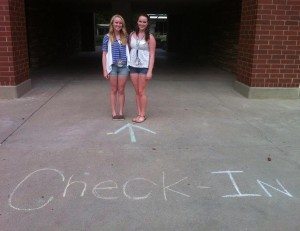 twins girls college check-in