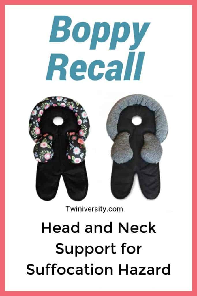 Boppy Recall Head and Neck Support for Suffocation Hazard