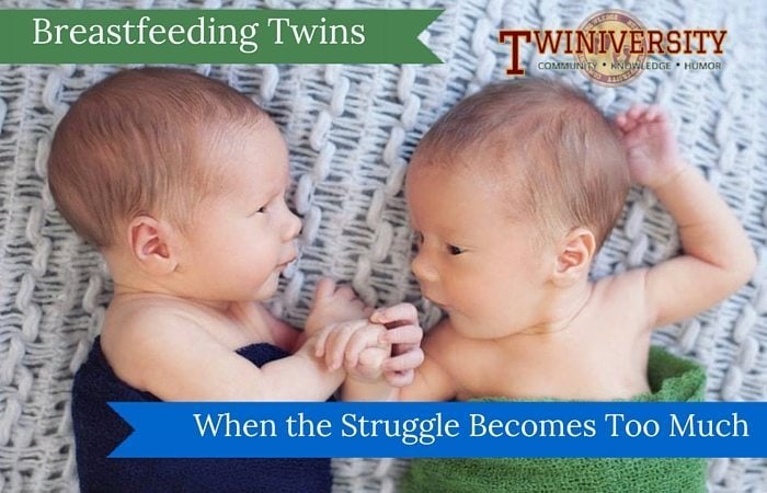 breastfeeding twins