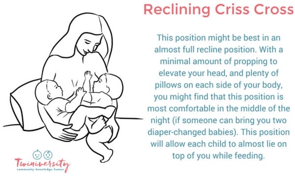 positions for breastfeeding twins