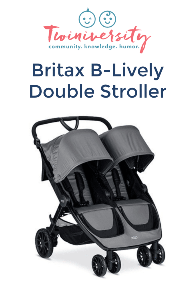 britax b lively double stroller car seat adapter