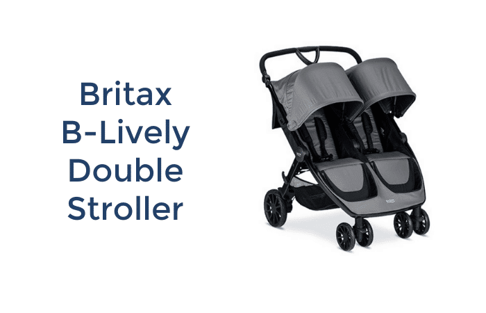 britax b lively double stroller car seat adapter