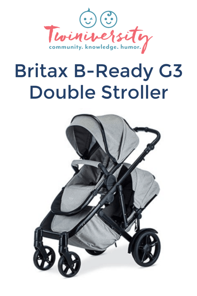 Britax B-Ready G3 inline stroller in gray