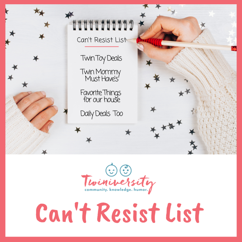 can't resist list Twiniversity deals page