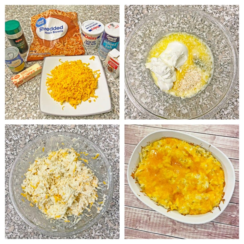 cheesy potato casserole recipe steps