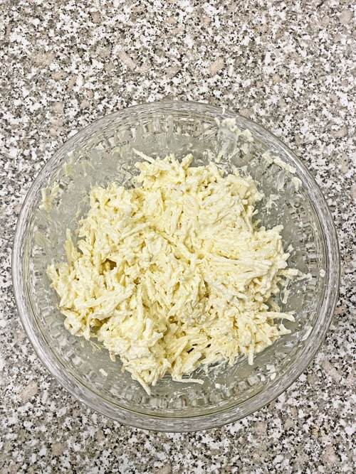 ingredients for cheesy potato casserole