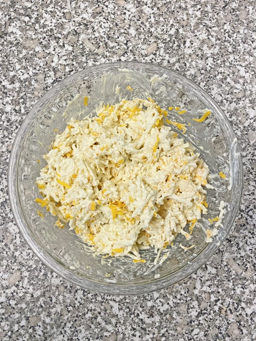 ingredients for cheesy potato casserole