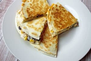 Chipotle Ranch Chicken Quesadillas