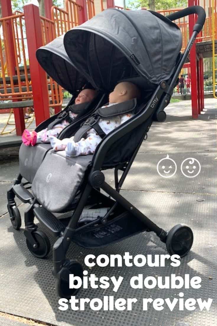 contour bitsy double stroller