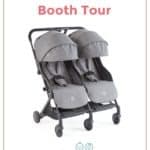 Bitsy Double Stroller contours double stroller