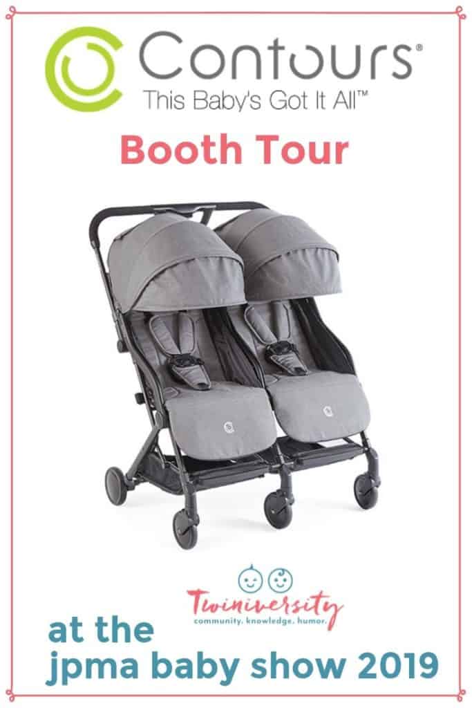 Bitsy Double Stroller contours double stroller