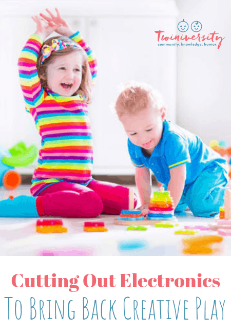 Cutting Out Electronics to Bring Back Creative Play