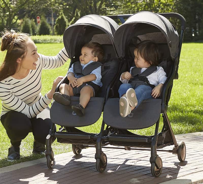 contour bitsy double stroller