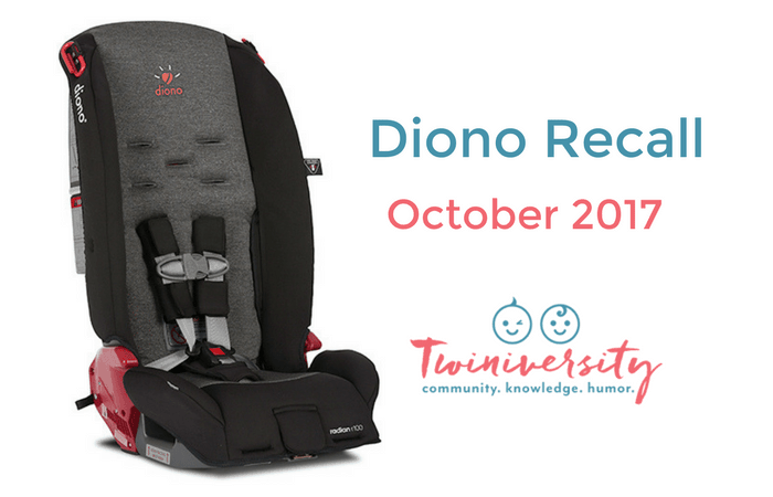 Diono best sale rxt recall