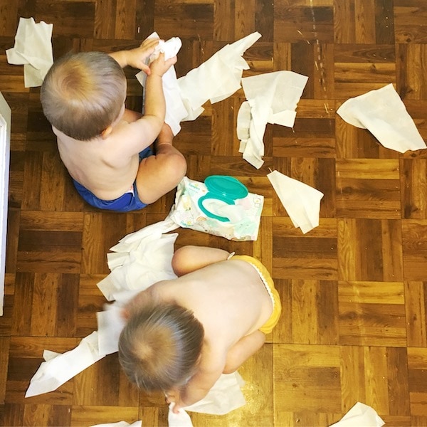 potty training boy/girl twins