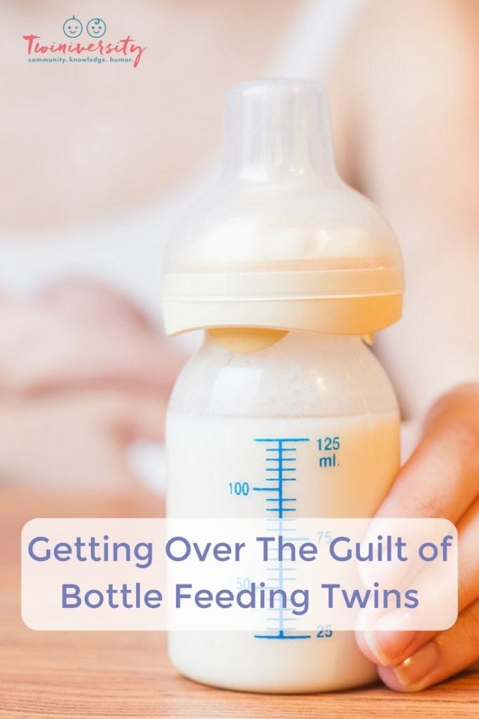 Getting Over The Guilt of Bottle Feeding Twins