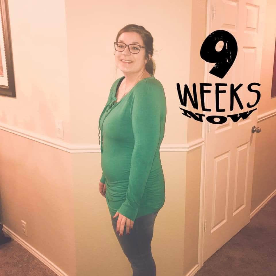 9 weeks pregnant with twins