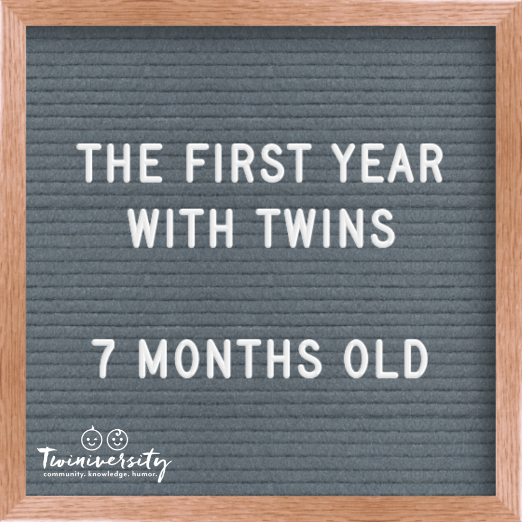 First Year with Twins 7 Months Old