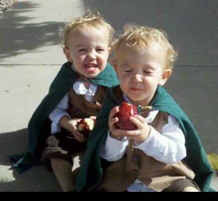 twin Halloween costumes