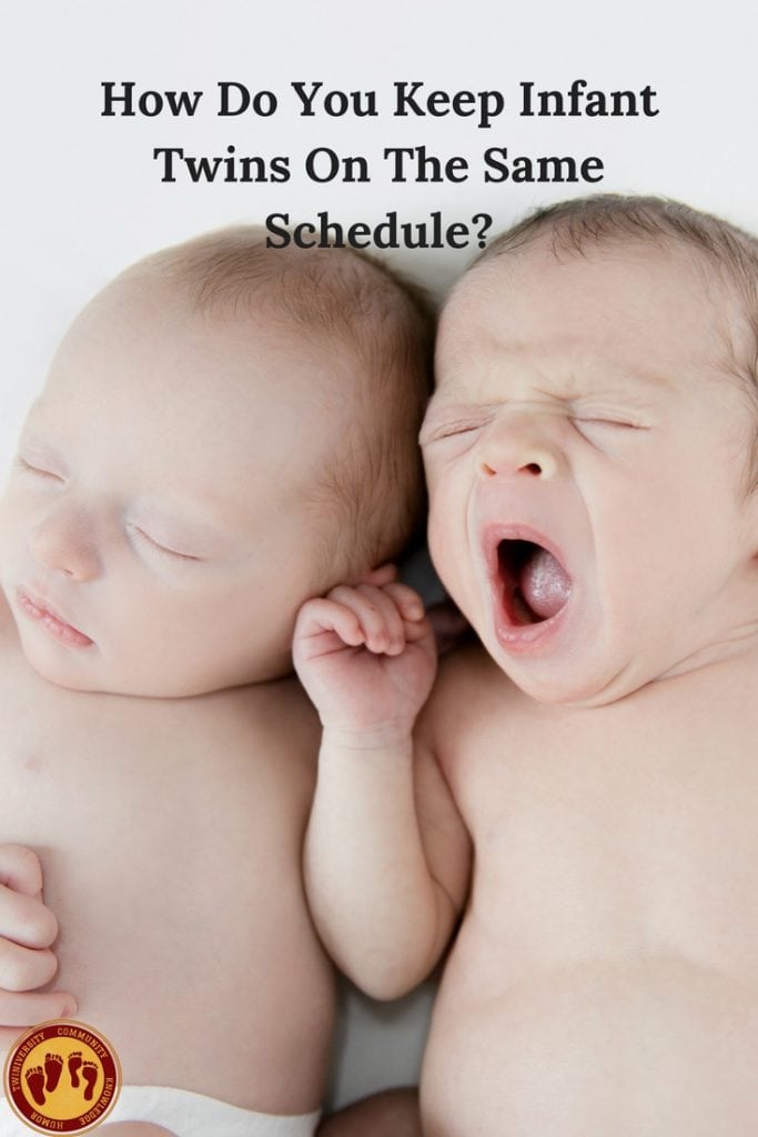 twins on the same schedule