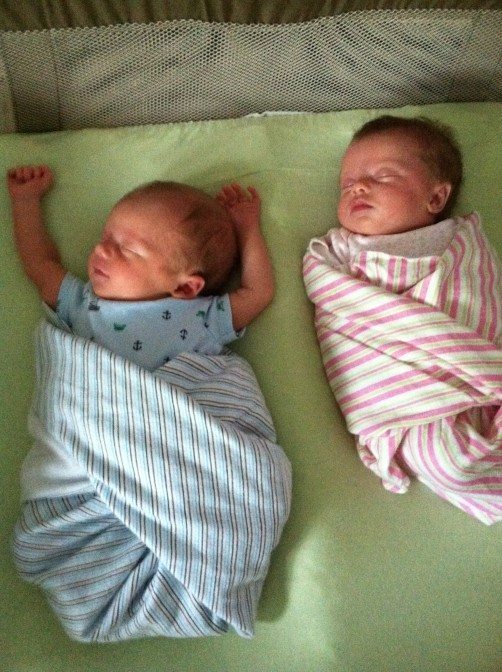 twin boy and girl
