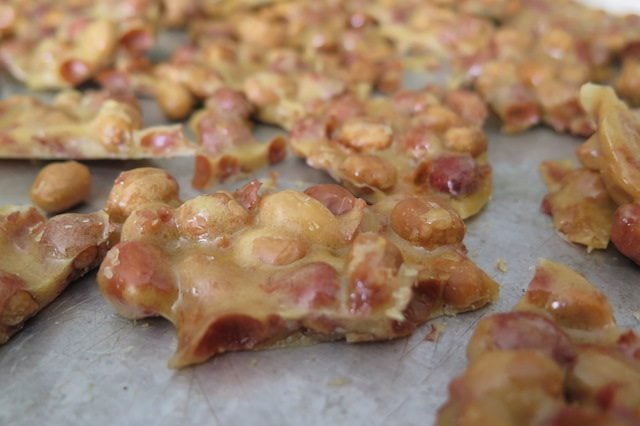 Microwave Peanut Brittle