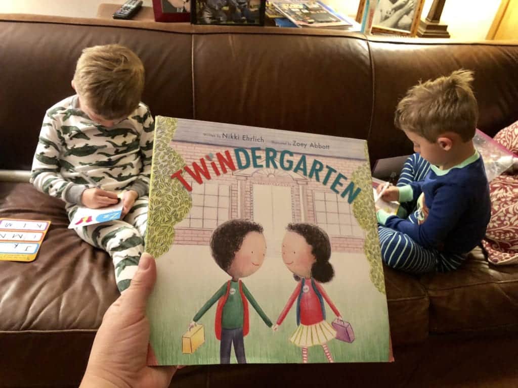 twindergarten book separate my twins in school