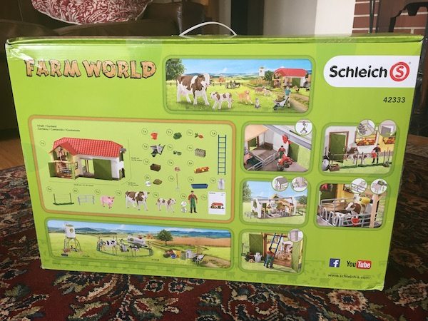 large Farm World set with animals